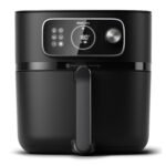 Philips Airfryer Combi 7000 Serie XXL - 8,3 l (2 kg), 22-in-1-Heißluftfritteuse, WiFi-Verbindung, 99% weniger Fettzugabe** mit Rapid CombiAir, HomeID App, Schwarz (HD9876/90)