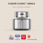 COSORI ICONIC Airfryer, 96% Edelstahl, PFAS- und BPA-freie Keramikbeschichtung, 7-in-1 Heißluftfritteuse, Backen, Grillen, Gären, Dehydrieren, 61% energiesparend, 50+ Rezepte, spülmaschinenfest, 6,2L – Bild 8