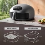Typhur Dome 2 Heißluftfritteuse 5,3L Airfryer, 15-in-1 Nr.1 Kochgeschwindigkeit Innovativer Luftstrom, Selbstreinigende Intelligente Digitale Luftfritteuse mit Korb, Schnelle Einfache, 40+ Rezepte – Bild 9