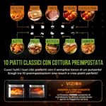 Tower T17102 Vortx Vizion Heißluftfritteuse mit Zwei Kammern und Digitalem Bedienfeld - Airfryer Heißluftfritteuse 2 Kammern, 11 L Schwarz – Bild 3