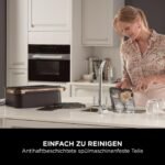 Ninja Foodi FlexDrawer Dual Zone Heißluftfritteuse, Airfryer mit 10,4-Fach und herausnehmbarem Trenner, Antihaftbeschichtung, spülmaschinenfester Korb, 7-in-1, Schwarz & Kupfer, AF500EUCP – Bild 4