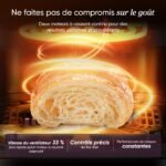 COSORI Air Fryer Turbo Tower 10,8 l, Fritteuse ohne Öl mit 2 Schubladen, 3 Kochstufen, 6-in-1, kompaktes und stapelbares Design, 41% weniger groß als herkömmliche Doppel-Airfryer, 300 + Rezepte – Bild 7