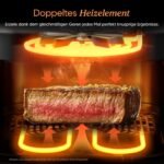 COSORI Turbo Tower Pro Airfryer, Keramikbeschichtung Heißluftfritteuse 2 Kammern, 10,8L Heissluftfritteuse mit DualBlaze, Ohne Teflon Beschichtung, Automatische Luftstrom-Regulierung – Bild 5