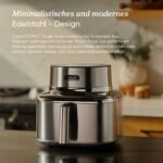 COSORI ICONIC Airfryer, 96% Edelstahl, PFAS- und BPA-freie Keramikbeschichtung, 7-in-1 Heißluftfritteuse, Backen, Grillen, Gären, Dehydrieren, 61% energiesparend, 50+ Rezepte, spülmaschinenfest, 6,2L – Bild 6