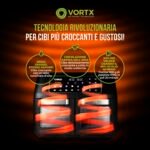 Tower T17102 Vortx Vizion Heißluftfritteuse mit Zwei Kammern und Digitalem Bedienfeld - Airfryer Heißluftfritteuse 2 Kammern, 11 L Schwarz – Bild 2