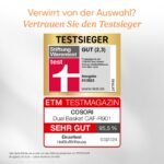 COSORI Heißluftfritteuse 2 Kammern, Airfryer Testsieger der Stiftung Warentest, 6-in-1 Dual Zone Air fryer 8,5 L, Heissluftfritteuse Doppelkammer mit Sichtfenster, energiesparend, Gold – Bild 7