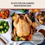 Breville Heißluftfritteuse Halo Flexi | Digitale Doppelkammer-Heißluftfritteuse | 11 l Air Fryer: Für mehr als 10 Personen | FrittierenBackenGrillenBratenRöstenAufwärmen | 2400 W [VDF130X] – Bild 5